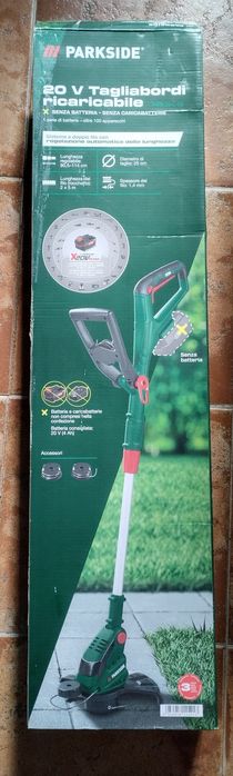 Aparador de relva Parkside a bateria 20v