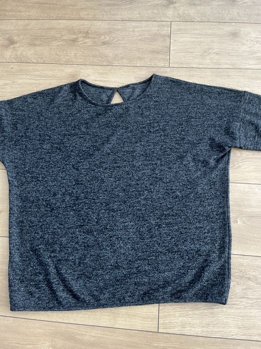 Sweter damski xxl 2xl szary melanż