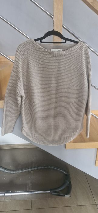 Sweterek beżowy bawełniany L/XL
