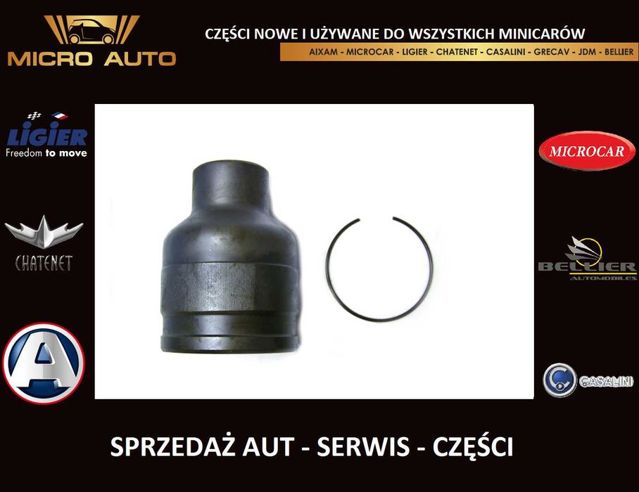 Przegub wewnętrzny półosi Microcar Aixam JDM Ligier Grecav 575