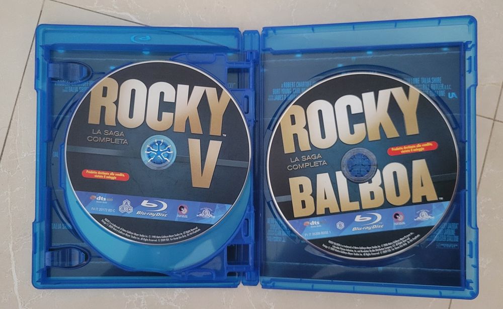 Coletânea Rocky Bluray.