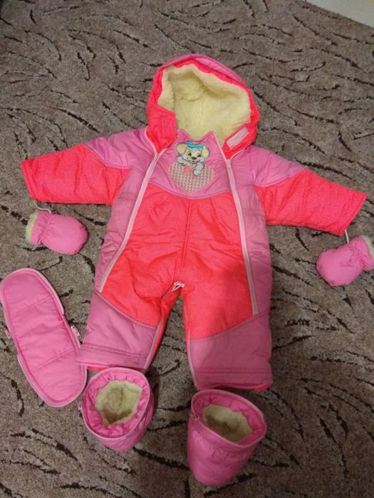 Комбинезон конверт на овчине