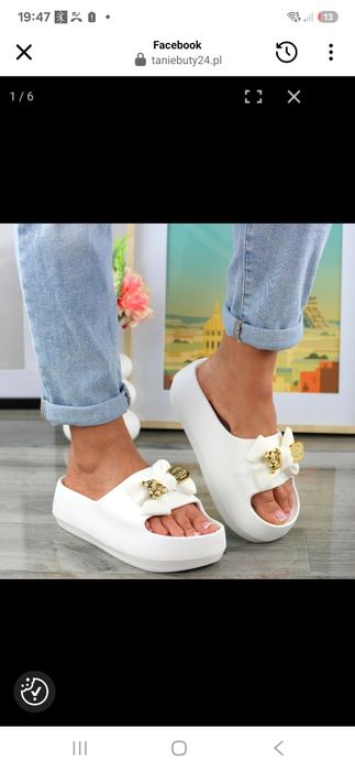 Klapki damskie..