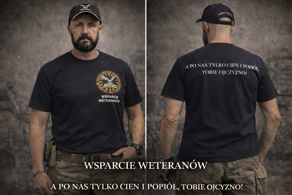 Wojskowa koszulka T-shirt, Wparcie Weteranów, Fundacja Airo Grom