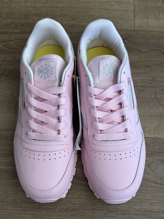 Buty Damskie Reebok Classic Leather Rozmiar 36.5 -23.5 cm Różowe NOWE