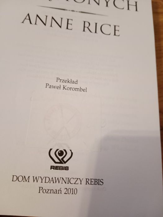 Anne Rice zestaw ksiazek