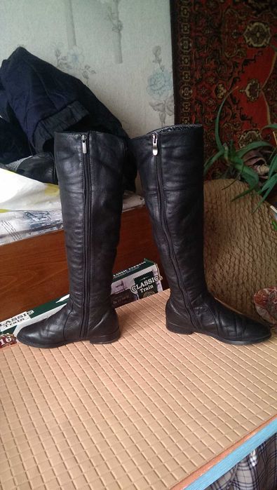 Кожаные сапоги-ботфорты  LAVORAZIONE ARTIGIANALE - Italy Design 37-го