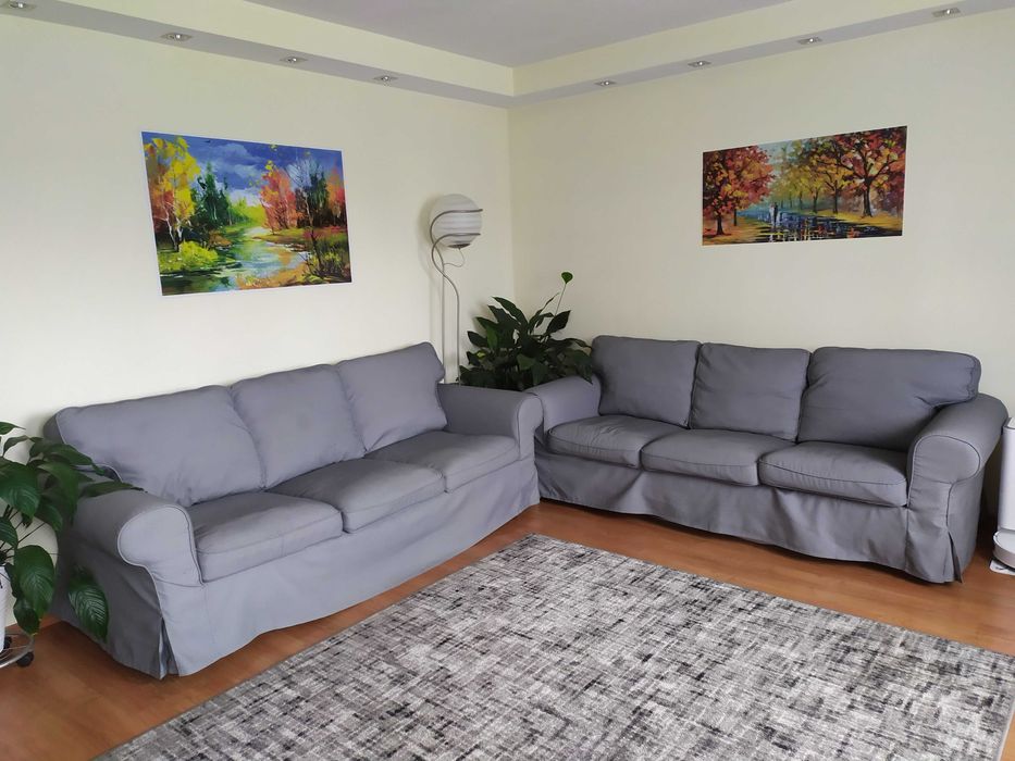 2 kanapy sofy EKTORP 3 osobowe