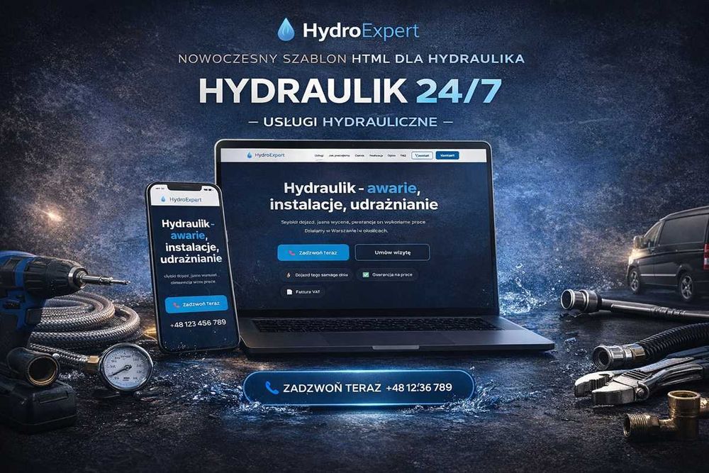 Strona WWW dla firmy | Wizytówka | SSL + hosting + domena .pl w cenie