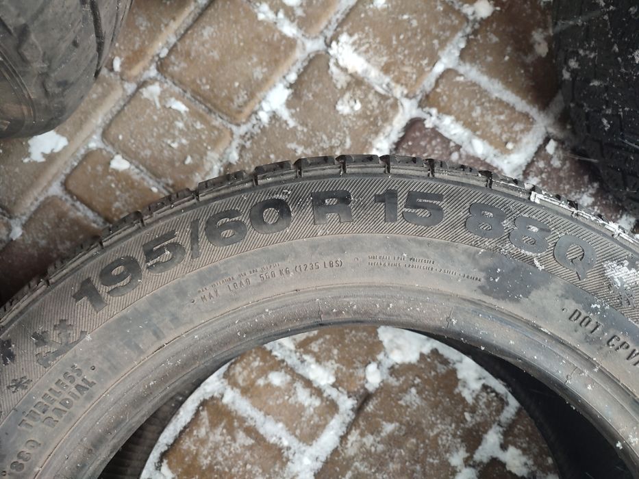 Продам зимнюю резину, r15 Continental и premiorri