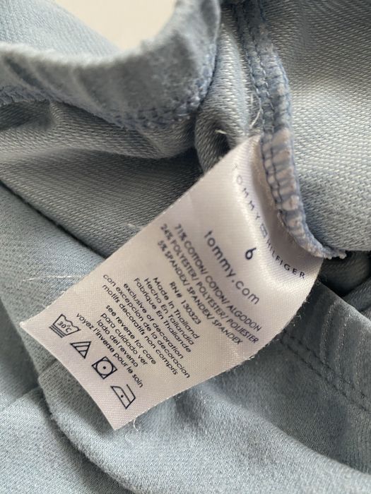 Niebieskie legginsy Tommy Hilfiger 6