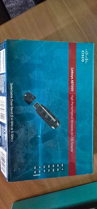 Karta sieciowa Wi-Fi Cisco-Linksys USB AE1000 Wireless-N USB Adapter