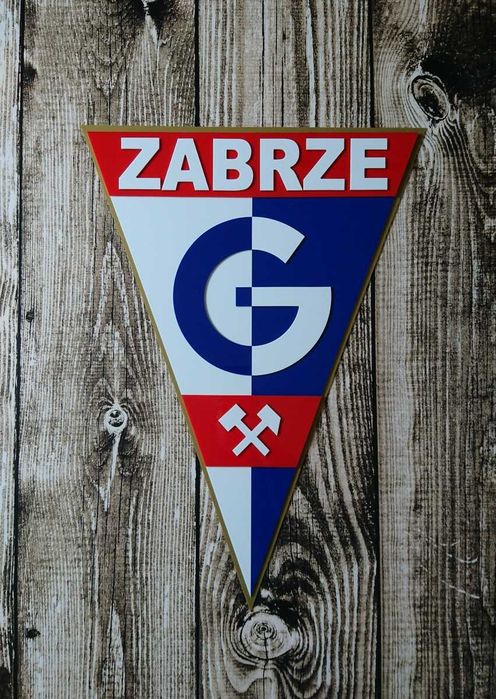 Górnik Zabrze Herb na ścianę prezent dla chłopaka męża