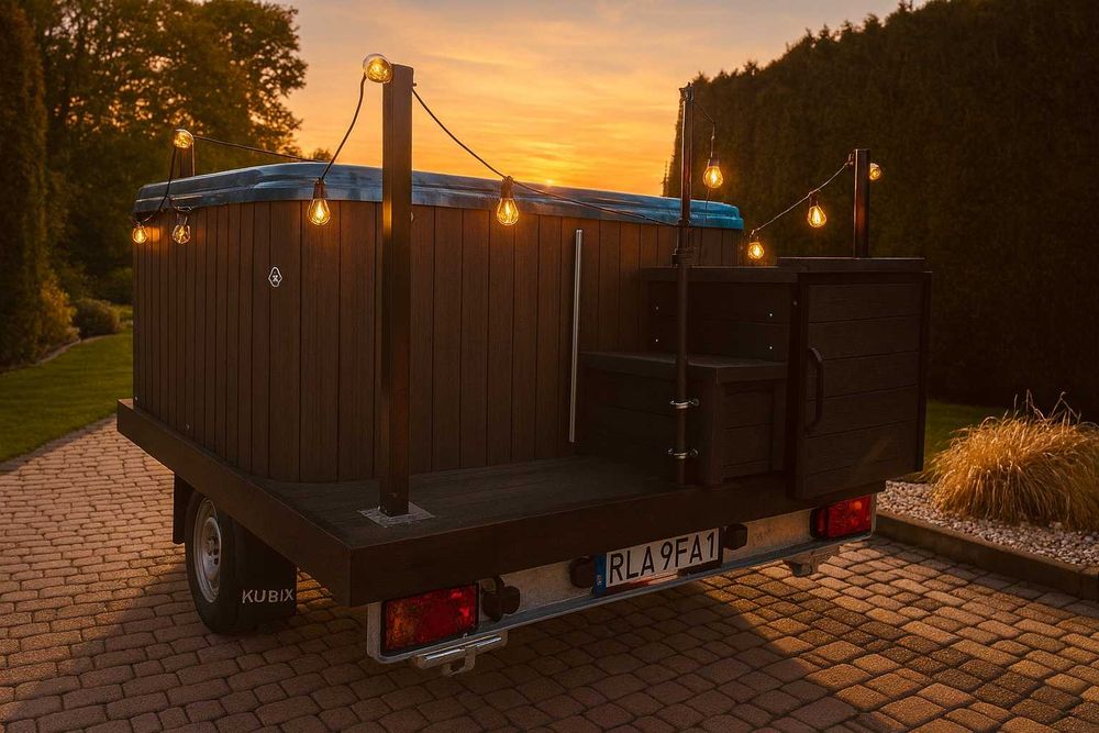 Mobilna bania, balia, jacuzzi,Gorące Spa na wynajem z dowozem! BaniaGo