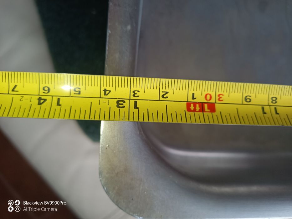 Tabuleiro inox bom estado