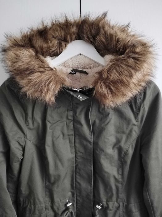 Kurtka parka H&M ocieplana 34/XS