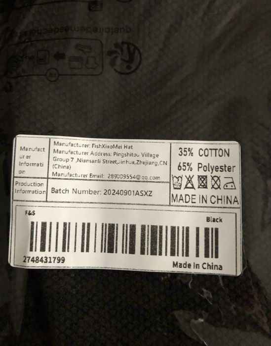 Czapka męska bawełna poliester