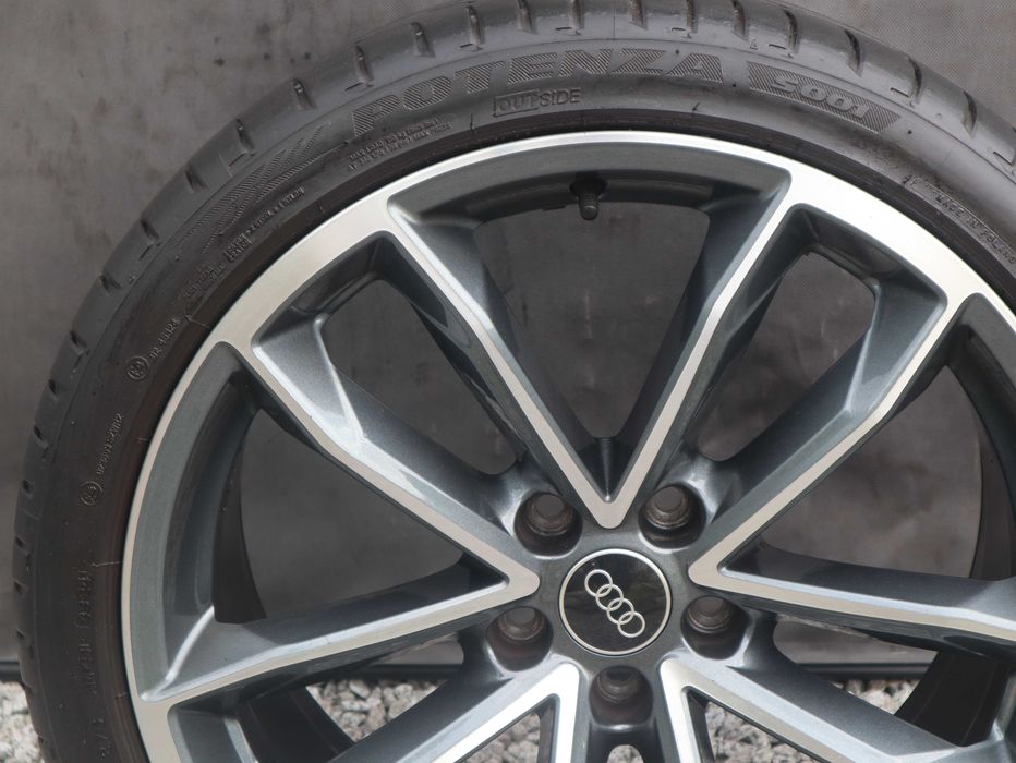 Koła FELGI AUDI OE A5 S5 A4 B8 B9 8W 19" Bridgestone 255/35 R 19 Super Stan