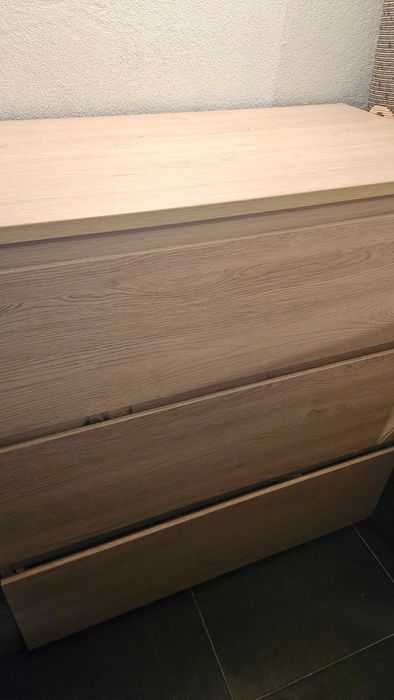 Cómoda de Quarto com 3 Gavetas
