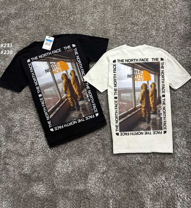 Новые Футболки The North Face • Биг Принт Лого • ТНФ STALLKER