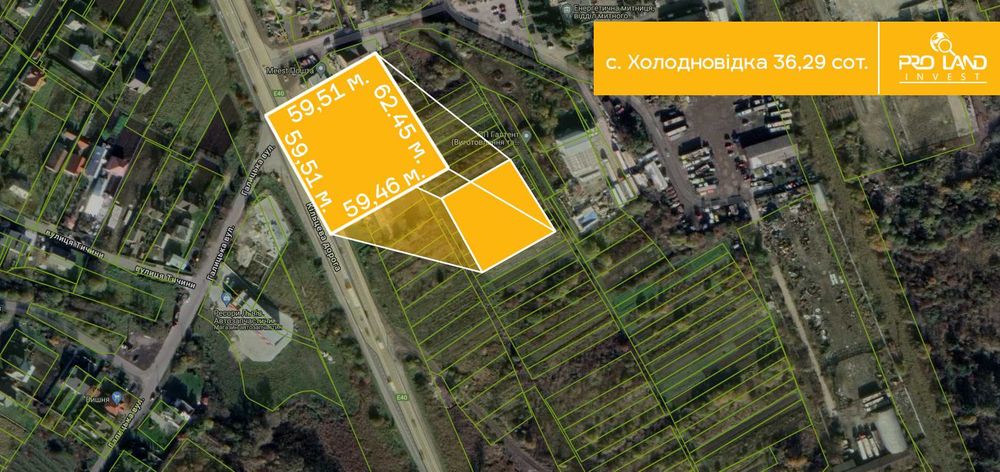 продаж ділянки в с. Холодновідка 36,29сот