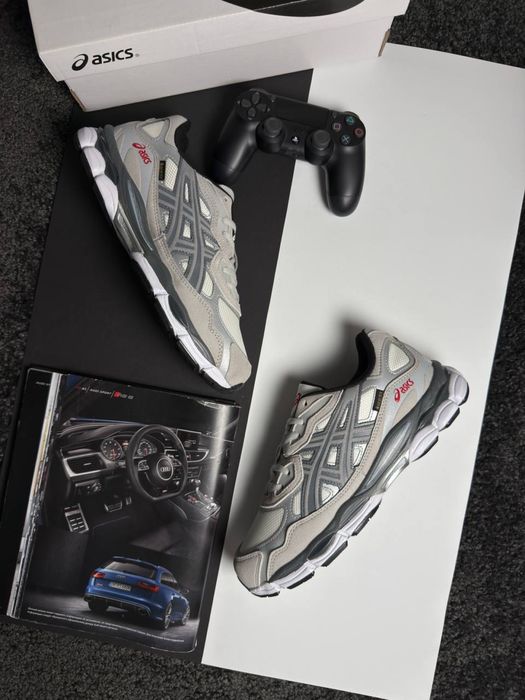 Чоловічі кросівки асікс гель нік ASICS GEL- NYC GTX Ash Grey Metallic [41-46]