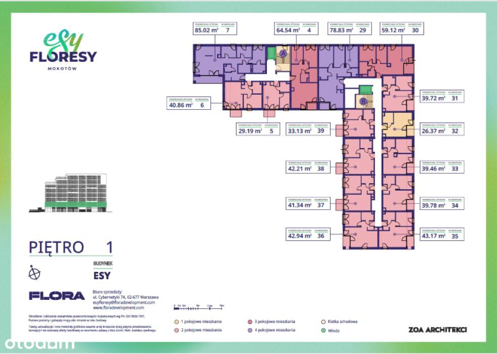 CESJA | 2pok + balkon | MOKOTÓW | m.postoj + box | Nowe, poniżej rynku - Widok 6