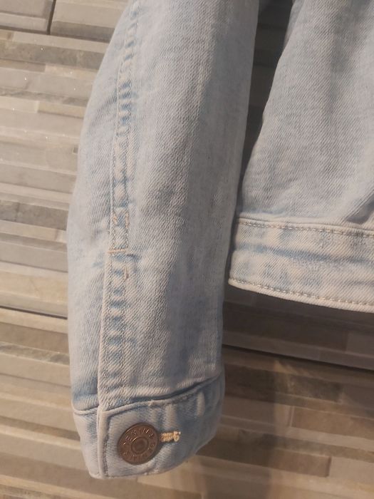 Kurtka  jinsowa bawełniana wiosenna letnia denim .co122  128