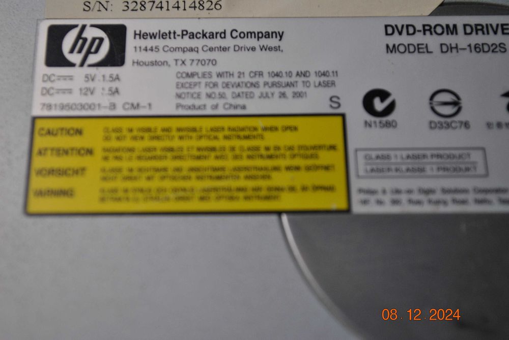 Napęd DVD-ROM HP dh-16d2s-CT2
