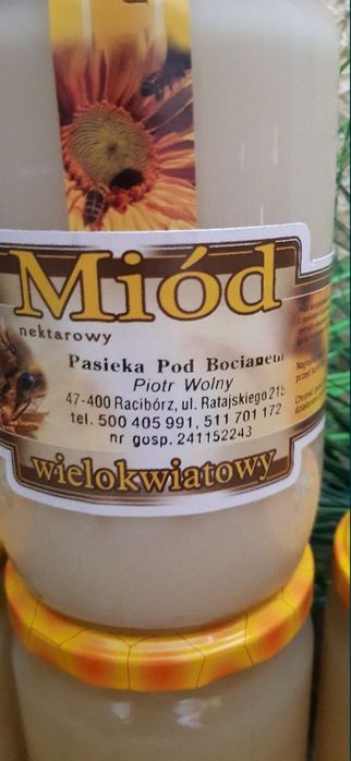 Miód z własnej pasieki. Wysyłka.