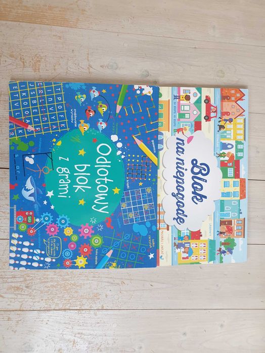 Zestaw kolorowanek na niepogodę gry kolorowanka 2 sztuki