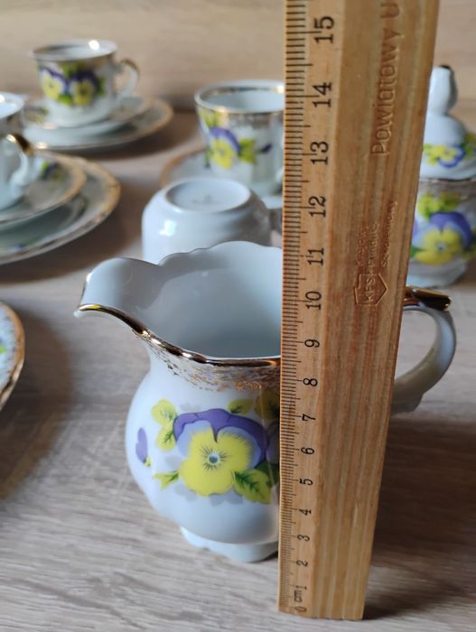 Filiżanka Trio bratki