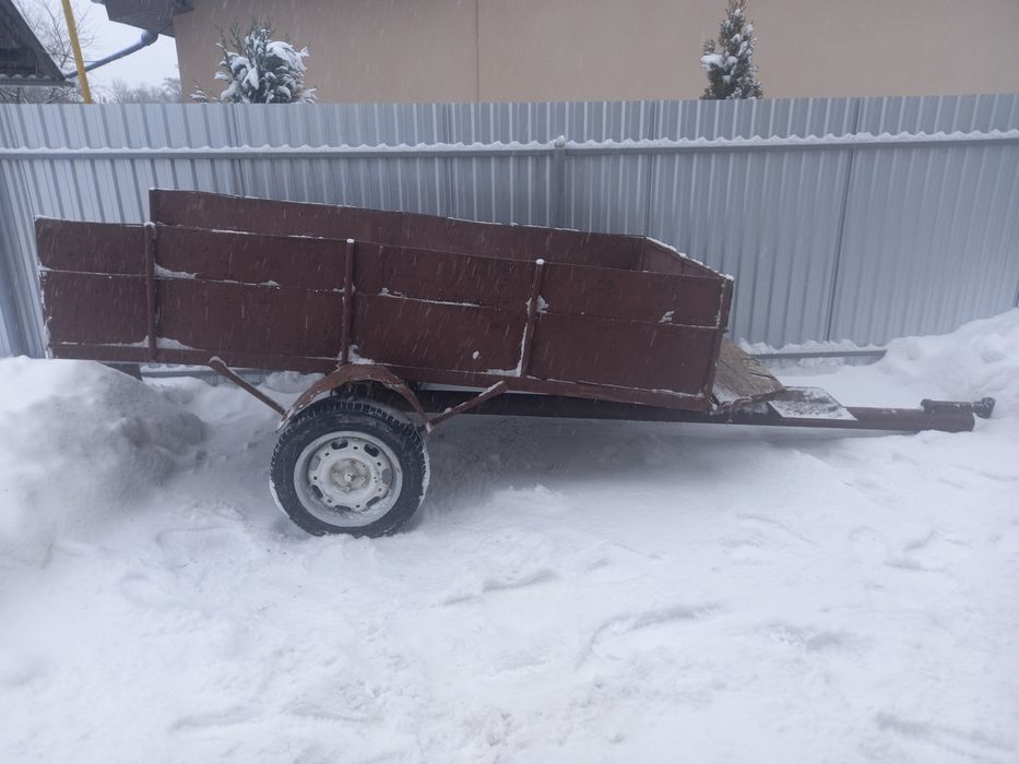 Срочно продам дуже міцний прицеп до мотоблока чи трактора жилізний то