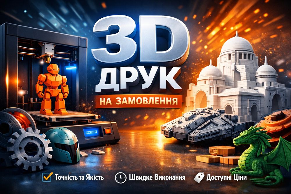 ЗD друк на замовлення