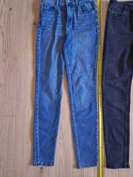 Jeansy zestaw 36 stan bardzo dobry dzwony sinsay