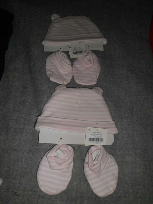 2 new sets with labels for baby girl