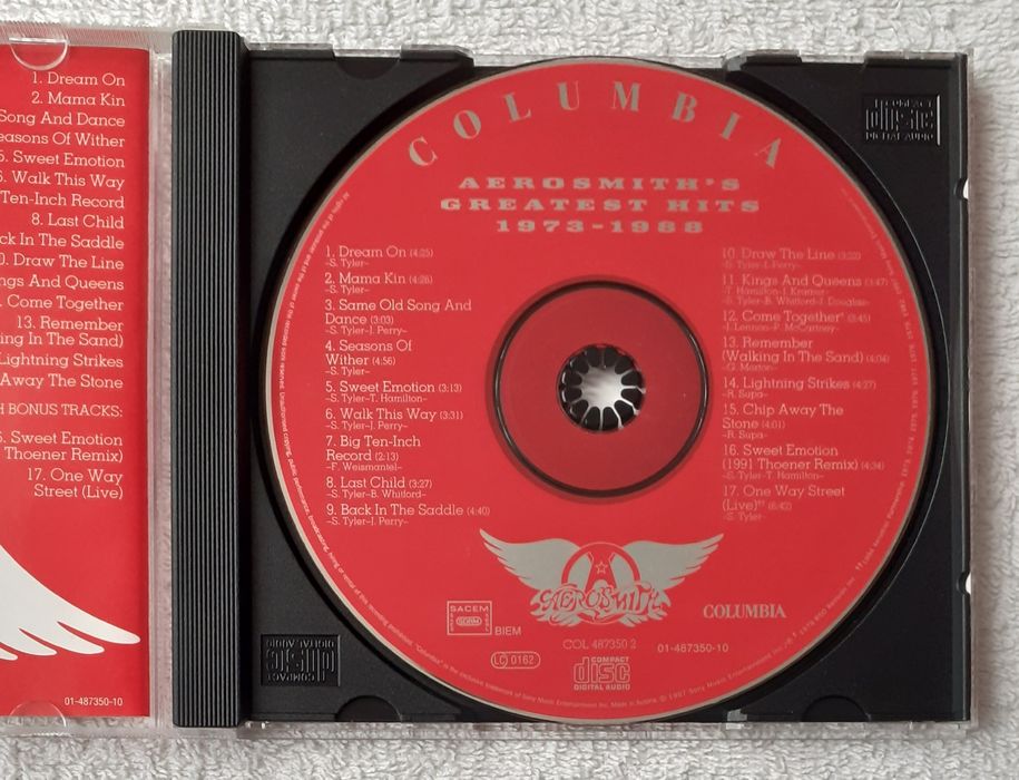 Aerosmith – Aerosmith's Greatest Hits 1973/1988 (CD, Compilation)