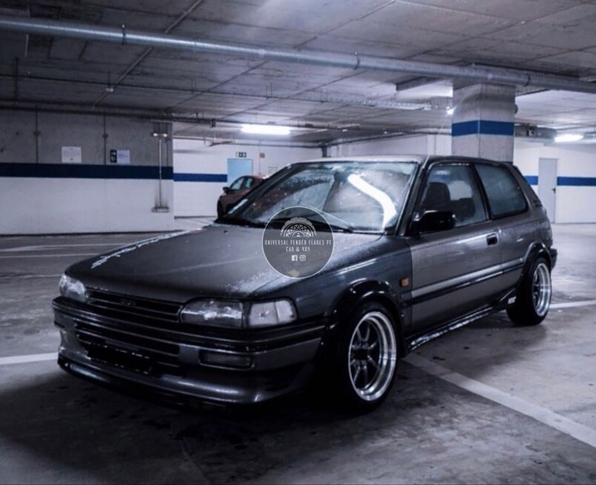 Kit abas universais +4cm para carro