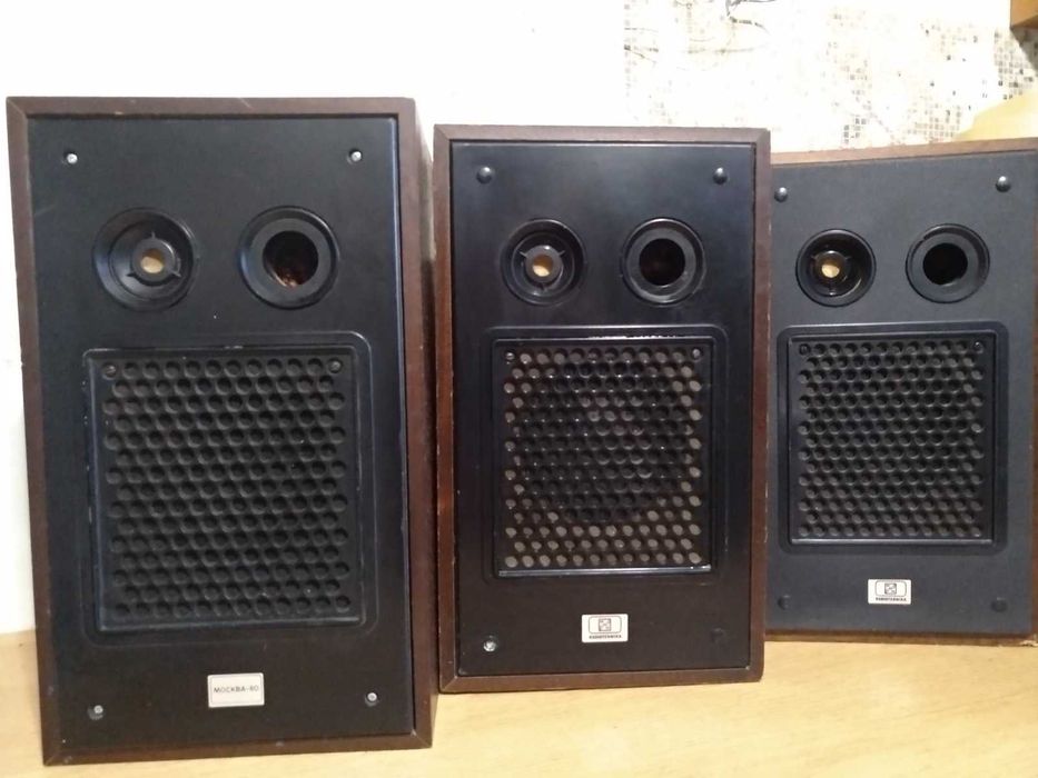 Колонки радиотехника 10AC-409/ Radiotehnika S-30.  3 штуки.