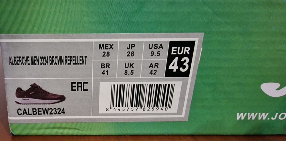 Sapatos joma castanhos