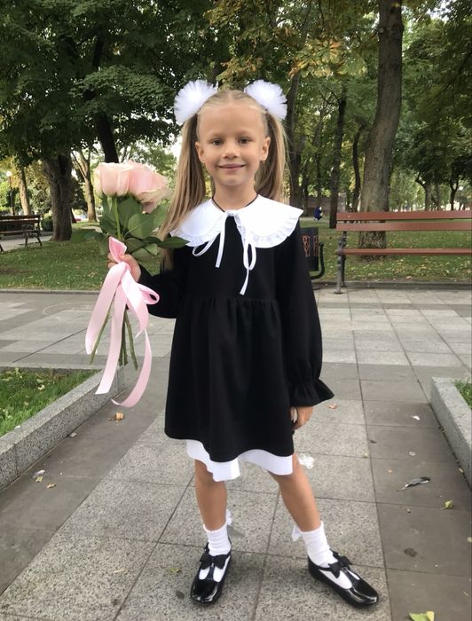Сукня шкільна з комірцем zara