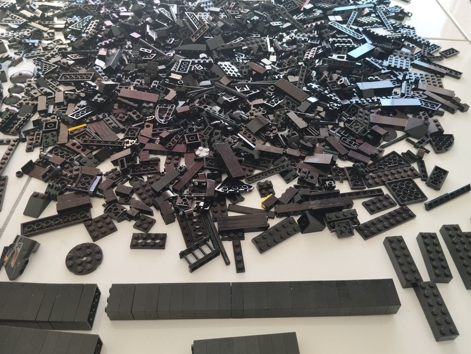LEGO peças original cor preto