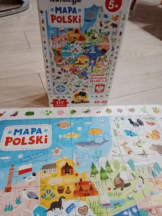 Puzzle Mapa Polski