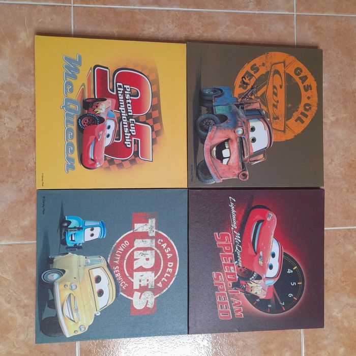 Conjunto telas infantis - filme Faisca McQueen