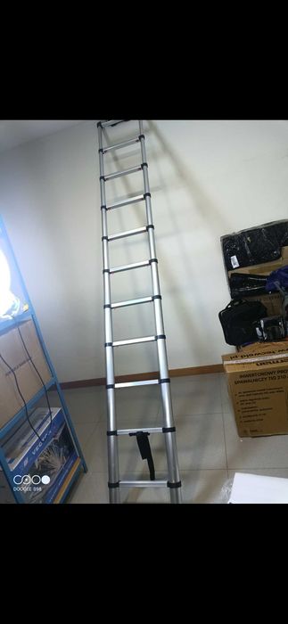 escada em alumínio telescópica 3m, escada extensível