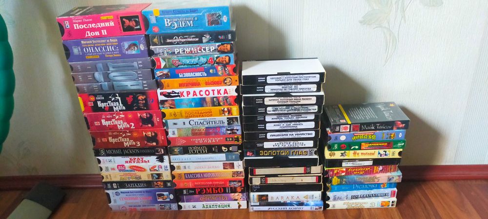 Отдам даром видеокассеты