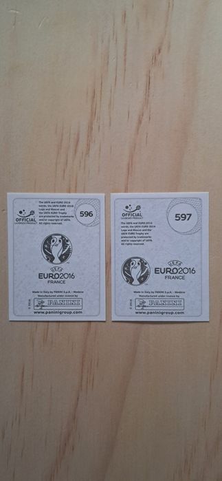 2 cromos Cristiano Ronaldo(Euro 2016 France)