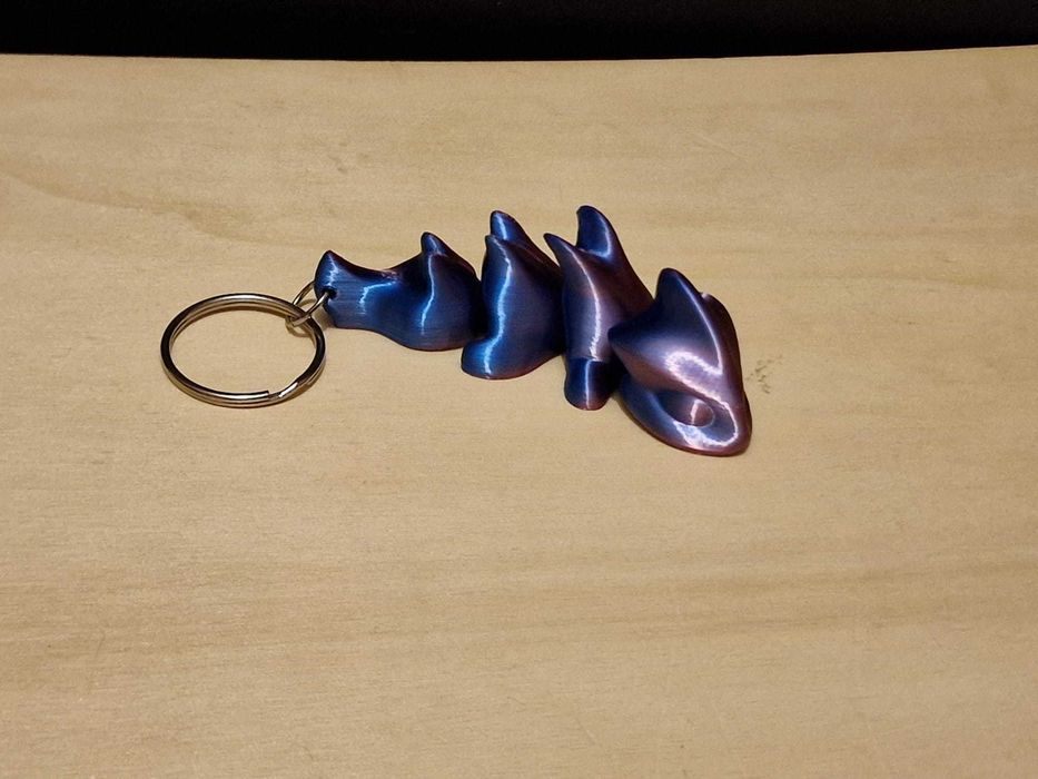 porta chaves drgão imprimido 3d