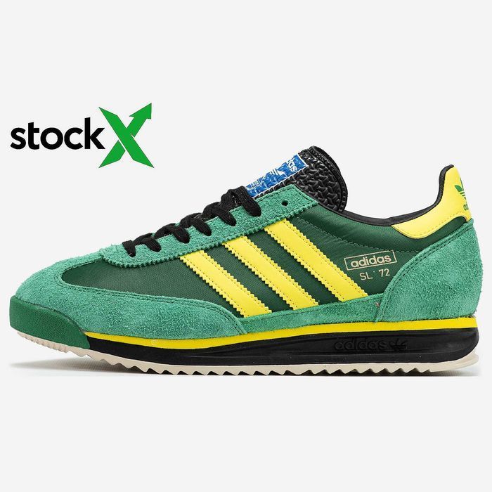 Мужские кроссовки Adidas SL '72 Green. 40-46