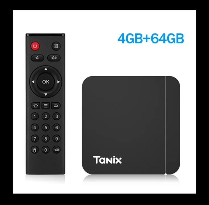 Андроид ТВ приставка tanix W2 pro 4/64, ТВ приставка